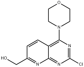 (2-chloro-4-Morpholinopyrido[2,3-d]pyriMidin-7-yl)Methanol Struktur