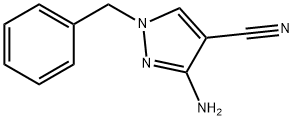 3-AMINO-1-BENZYL-1H-PYRAZOLE-4-CARBONITRILE Structure