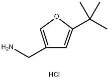 [(5-tert-Butyl-3-furyl)methyl]amine hydrochloride Structure