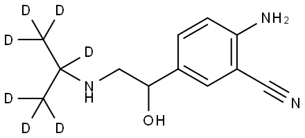 シマテロール-D7 化学構造式