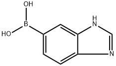 1H-BENZO[D]IMIDAZOL-5-YLBORONIC ACID, 1228183-22-9, 结构式