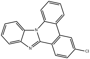 6-chlorobenzo[4,5]iMidazo[1,2-f]phenanthridine Struktur