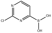 2-Chloropyrimidine-4-boronicacid Structure