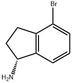 (R)-4-broMo-2,3-dihydro-1H-inden-1-aMine-HCl Struktur