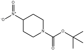 4-ニトロピペリジン-1-カルボン酸TERT-ブチル 化学構造式