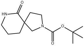 tert-butyl 6-oxo-2,7-diazaspiro[4.5]decane-2-carboxylate Structure