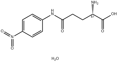 L-GAMMA-GLUTAMYL-P-NITROANILIDE MONOHYDRATE Struktur