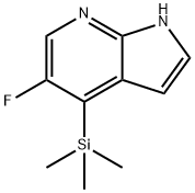 5-Fluoro-4-(trimethylsilyl)-1H-pyrrolo[2,3-b]-pyridine Structure
