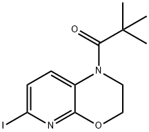 1-(6-Iodo-2,3-dihydro-1H-pyrido[2,3-b][1,4]oxazin-1-yl)-2,2-dimethylpropan-1-one,1228665-79-9,结构式