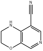 2,3-Dihydro-1H-pyrido[3,4-b][1,4]oxazine-8-carbonitrile Structure