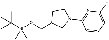 2-(3-((tert-Butyldimethylsilyloxy)methyl)-pyrrolidin-1-yl)-6-fluoropyridine
