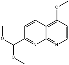 2-(二甲氧基甲基)-5-甲氧基-1,8-萘啶,1228666-53-2,结构式