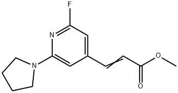 (E)-Methyl 3-(2-fluoro-6-(pyrrolidin-1-yl)pyridin-4-yl)acrylate price.