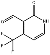 2-Hydroxy-4-(trifluoromethyl)nicotinaldehyde Struktur