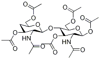 4-脱氧-D-壳二糖七乙酸酯, 1228931-51-8, 结构式