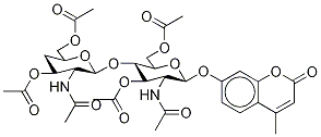 4-Methylumbelliferyl 4-Deoxy--D-chitobiose Peracetate|4-Methylumbelliferyl 4-Deoxy--D-chitobiose Peracetate