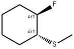 Cyclohexane, 1-fluoro-2-(methylthio)-, trans- (9CI)|