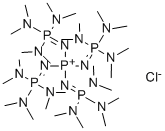 テトラキス[トリス(ジメチルアミノ)ホスホラニリデンアミノ]ホスホニウムクロリド 化学構造式