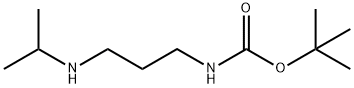1-(BOC-氨基)-3-(异丙氨基)丙烷 结构式