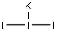 革兰氏碘液, 12298-68-9, 结构式