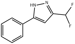 3-DIFLUOROMETHYL-5-PHENYLPYRAZOLE Structure