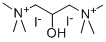 2-HYDROXY-N,N,N,N',N',N'-HEXAMETHYL-1,3-PROPANE DIAMINIUM DI IODIDE Structure