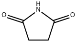 丁二酰亚胺,123-56-8,结构式