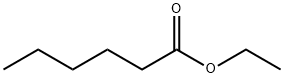 ヘキサン酸 エチル 化学構造式
