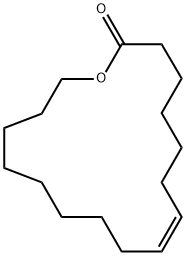 (Z)-氧代环十七碳-8-烯-2-酮,123-69-3,结构式