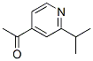 1-(2-异丙基吡啶-4-基)乙酮, 123005-19-6, 结构式