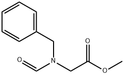 N-甲酰基-N-苄基甘氨酸甲酯,123017-47-0,结构式