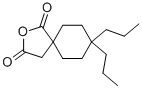 8,8-DIPROPYL-2-OXA-SPIRO[4.5]DECANE-1,3-DIONE,123018-64-4,结构式