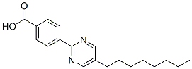 4-(5-Octyl-2-pyrimidinyl)-benzoic acid Structure