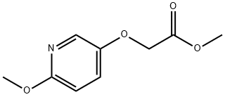 Acetic acid, [(6-methoxy-3-pyridinyl)oxy]-, methyl ester (9CI) Struktur