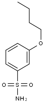 3-Butoxybenzenesulfonamide Struktur