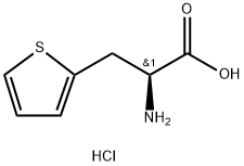 H-Β-(2-噻吩基)-L-丙氨酸盐酸盐 结构式