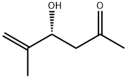 5-Hexen-2-one, 4-hydroxy-5-methyl-, (R)- (9CI) Structure
