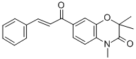 123172-58-7 (E)-7-(1-Oxo-3-phenyl-2-propenyl)-2,2,4-trimethyl-2H-1,4-benzoxazin-3( 4H)-one