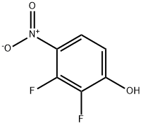 2,3-二氟-4-硝基苯酚,123173-60-4,结构式