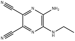2,3-Pyrazinedicarbonitrile,5-amino-6-(ethylamino)-(9CI) 结构式