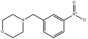 4-[(3-硝基苯基)甲基]吗啉 结构式
