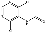 N-(4,6-二氯嘧啶-5-基)甲酰胺,123240-66-4,结构式