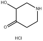 4-Piperidinone, 3-hydroxy-, hydrochloride Structure