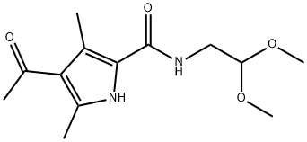 4-Acetyl-N-(2,2-dimethoxyethyl)-3,5-dimethyl-1H-pyrrole-2-carboxamide|