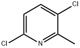 3,6-二氯-2-甲基吡啶, 123280-64-8, 结构式