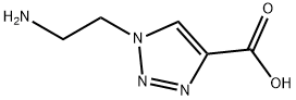 1-(2-Aminoethyl)-1H-1,2,3-triazole-4-carboxylic acid hydrochloride Structure