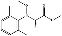 N-(2,6-Dimethylphenyl)-N-methoxyalanine methyl ester 化学構造式
