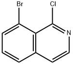8-ブロモ-1-クロロイソキノリン 化学構造式
