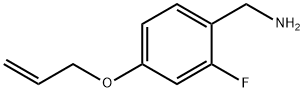 4-(烯丙氧基)-2-氟苯甲胺 结构式