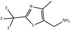 [4-Methyl-2-(trifluoroMethyl)-1,3-thiazol-5-
yl]MethanaMine 结构式